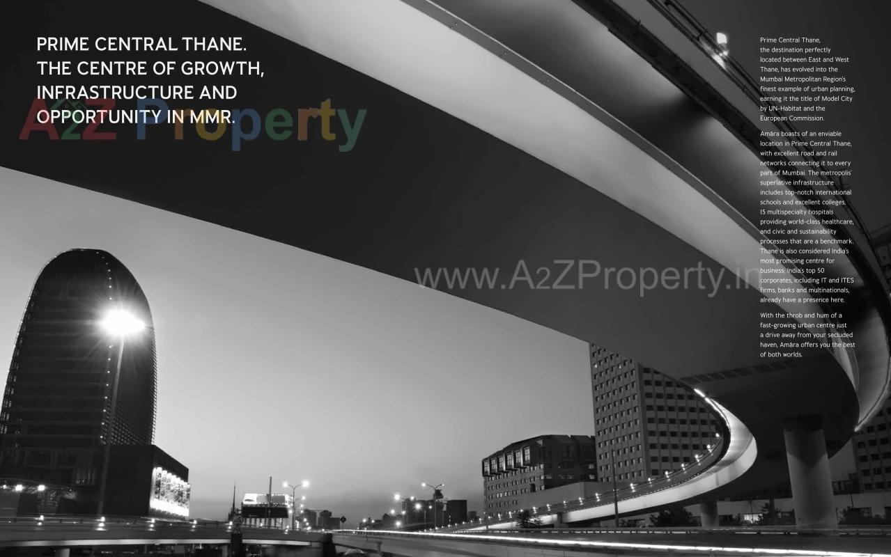 3D Elevation of real estate project Lodha Amara   Tower   5, located at Thane-m-corp, Thane, Maharashtra