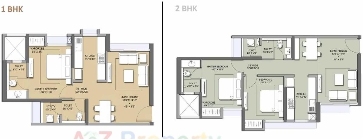 Layout of real estate project Lodha Mira Road Project located at Mirabhayandar-m-corp, Thane, Maharashtra