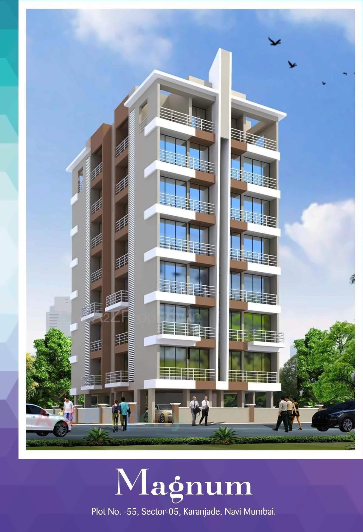 3D Elevation of real estate project Magnum located at Navi-mumbai-m-corp, Thane, Maharashtra