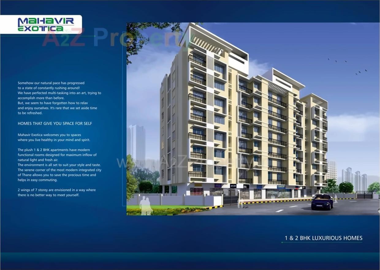 3D Elevation of real estate project Mahavir Estella located at Thane-m-corp, Thane, Maharashtra