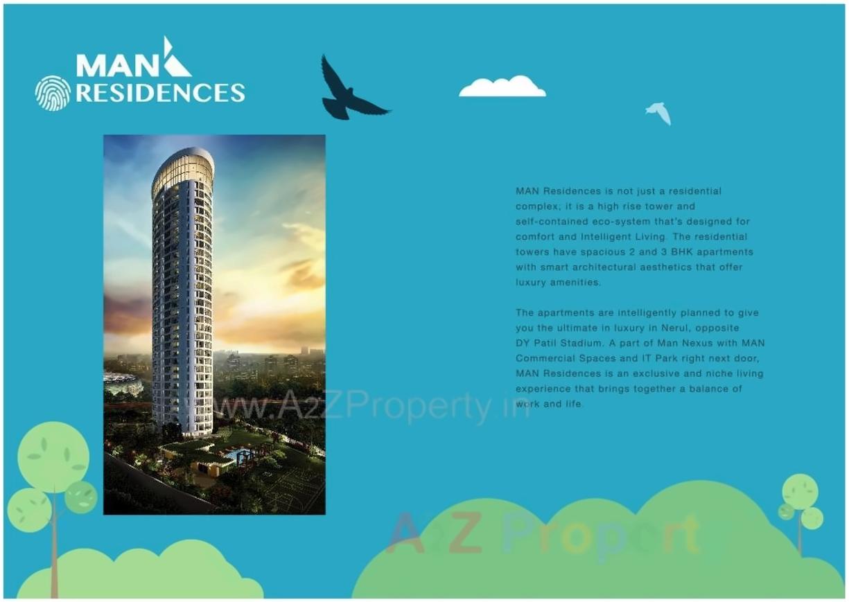  of real estate project Man Residences located at Navi-mumbai-m-corp, Thane, Maharashtra