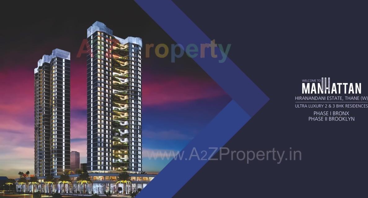 3D Elevation of real estate project Manhattan located at Thane-m-corp, Thane, Maharashtra