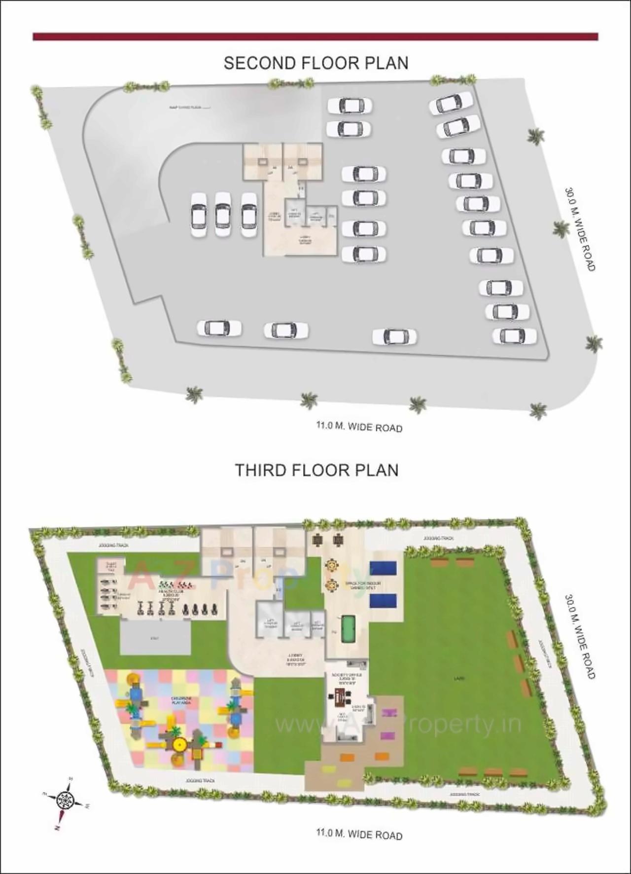 Layout of real estate project Mannat located at Navi-mumbai-m-corp, Thane, Maharashtra