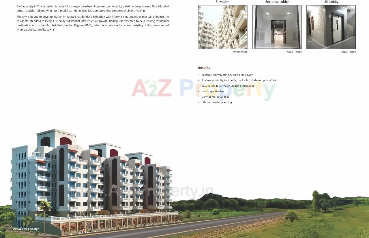 3D Elevation of real estate project Marathon Nagari Nx Vitoria located at Badlapur-m-cl, Thane, Maharashtra