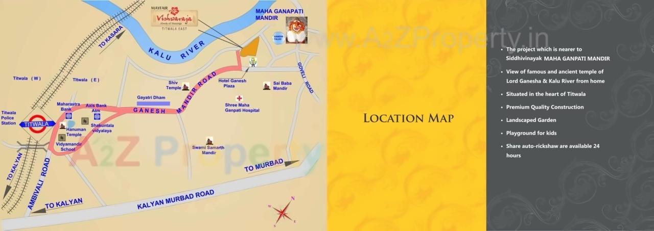  of real estate project Mayfair Vishwaraja located at Titwala, Thane, Maharashtra