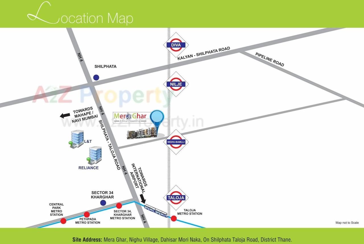  of real estate project Mera Ghar located at Nighu, Thane, Maharashtra
