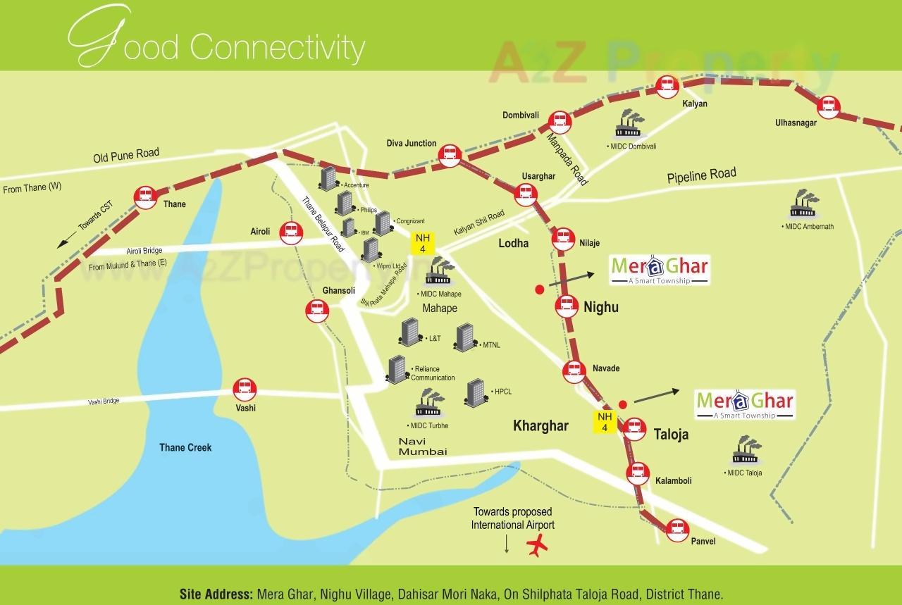  of real estate project Mera Ghar located at Nighu, Thane, Maharashtra