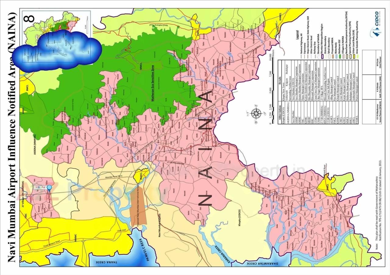 Layout of real estate project Mera Ghar located at Nighu, Thane, Maharashtra