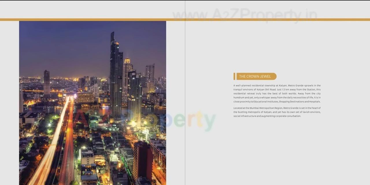  of real estate project Metro Grande Tower located at Netivali, Thane, Maharashtra