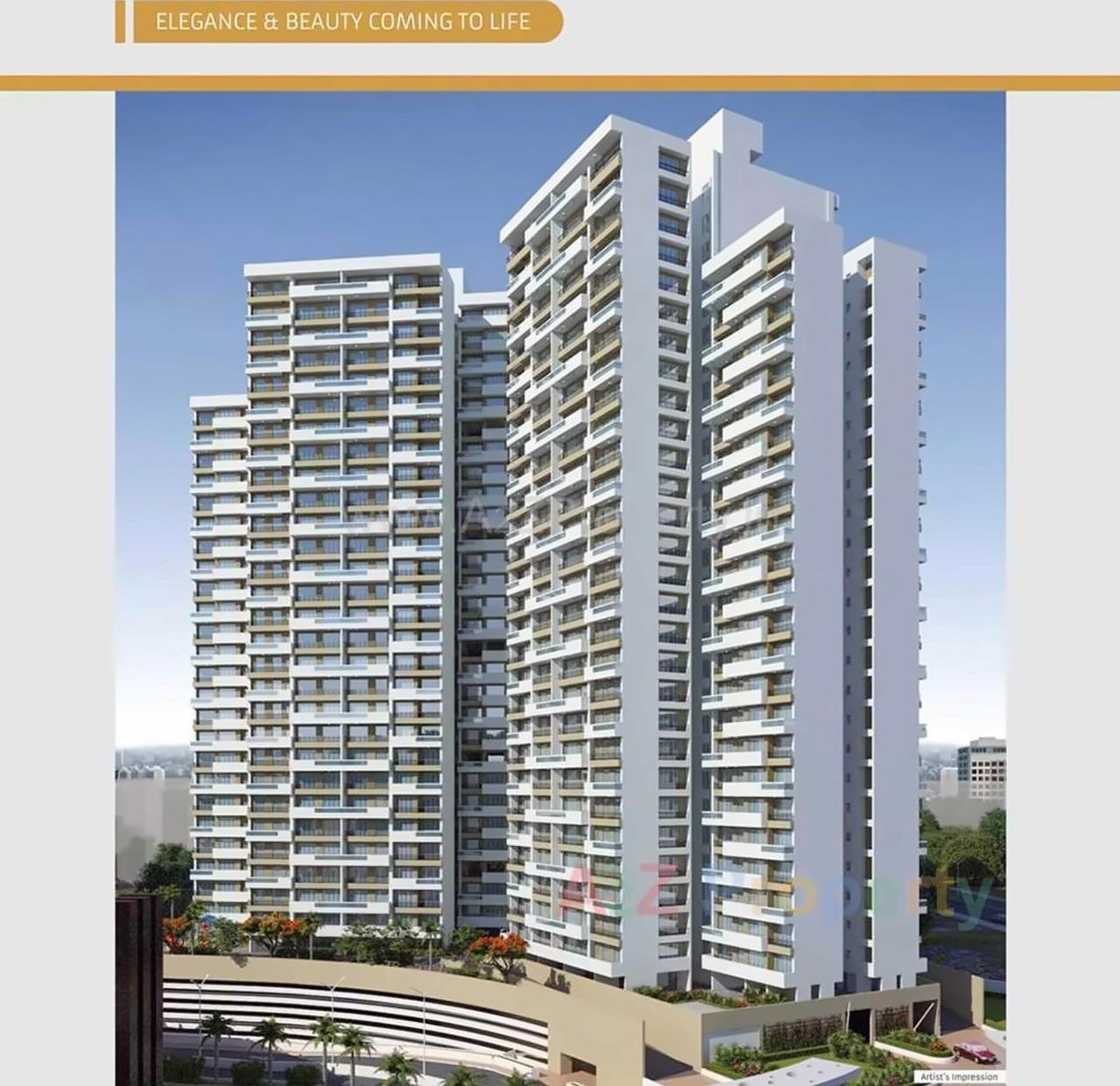 3D Elevation of real estate project Metro Grande Tower located at Netivali, Thane, Maharashtra