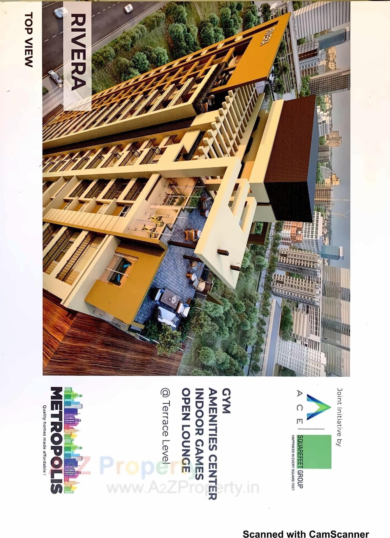 3D Elevation of real estate project Metropolis   Rivera located at Thane-m-corp, Thane, Maharashtra