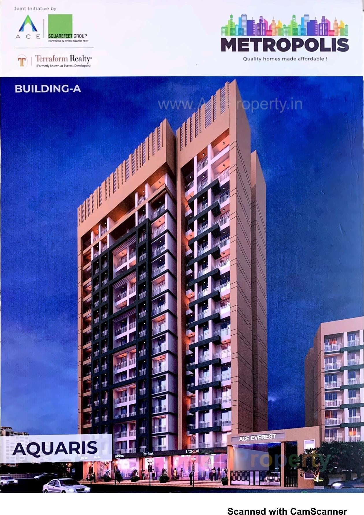 3D Elevation of real estate project Metropolis   Rivera located at Thane-m-corp, Thane, Maharashtra