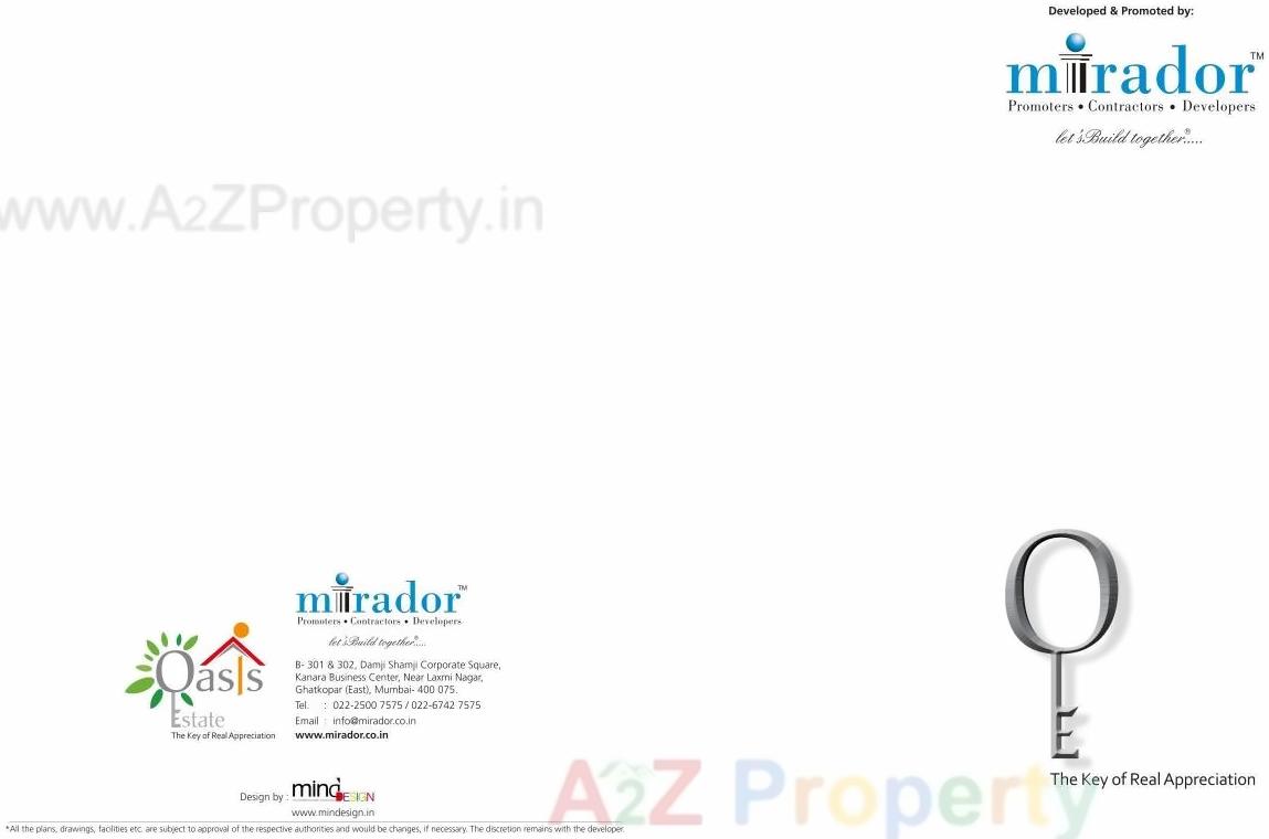 of real estate project Mirador Oasis Estate located at Kukambhe, Thane, Maharashtra