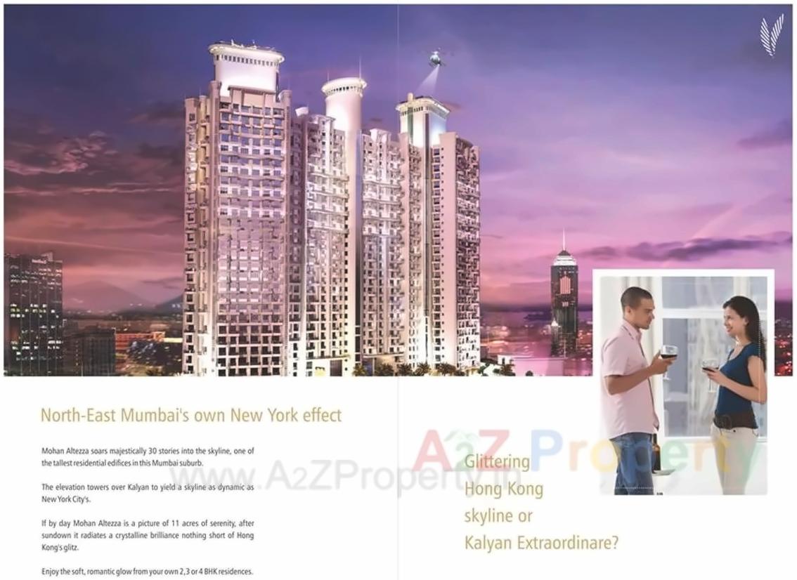 3D Elevation of real estate project Mohan Altezza Ii located at Gandhare, Thane, Maharashtra