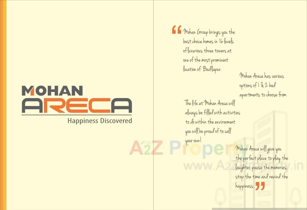  of real estate project Mohan Areca located at Badlapur-m-cl, Thane, Maharashtra