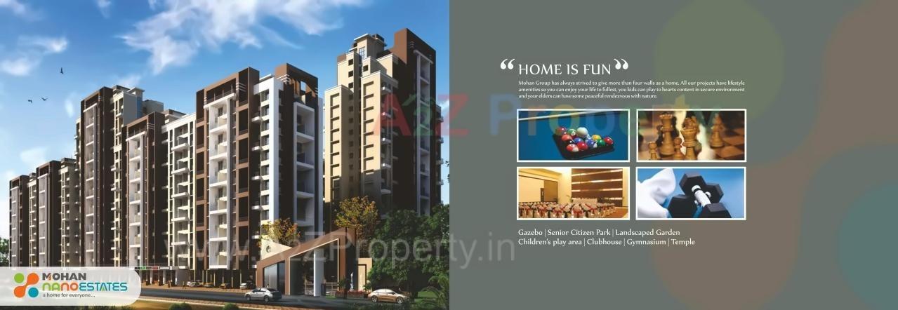 3D Elevation of real estate project Mohan Nano Estates located at Ambarnathm-cl, Thane, Maharashtra