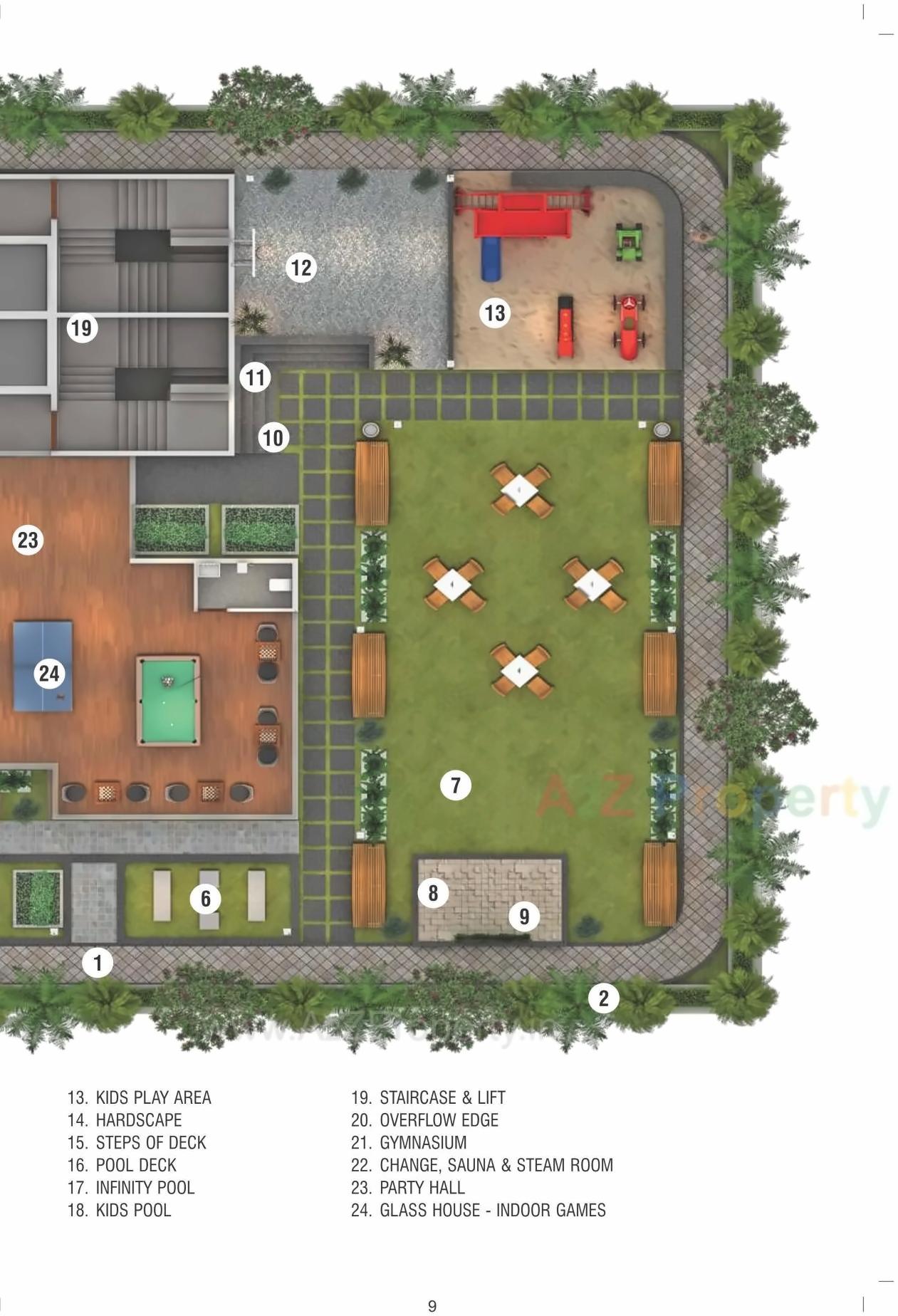 Layout of real estate project Mohan Palms located at Navi-mumbai-m-corp, Thane, Maharashtra