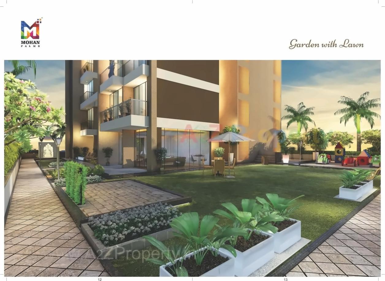 3D Elevation of real estate project Mohan Palms located at Navi-mumbai-m-corp, Thane, Maharashtra