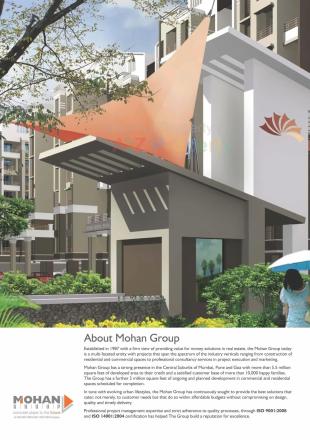 Elevation of real estate project Mohan Suburbia located at Ambarnathm-cl, Thane, Maharashtra