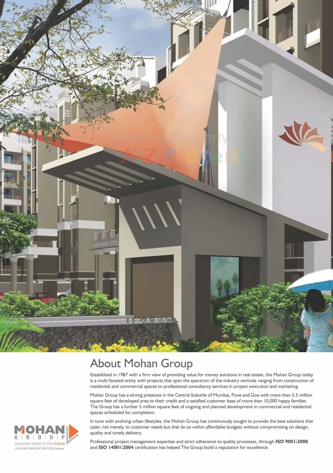 3D Elevation of real estate project Mohan Suburbia Iv located at Ambarnathm-cl, Thane, Maharashtra