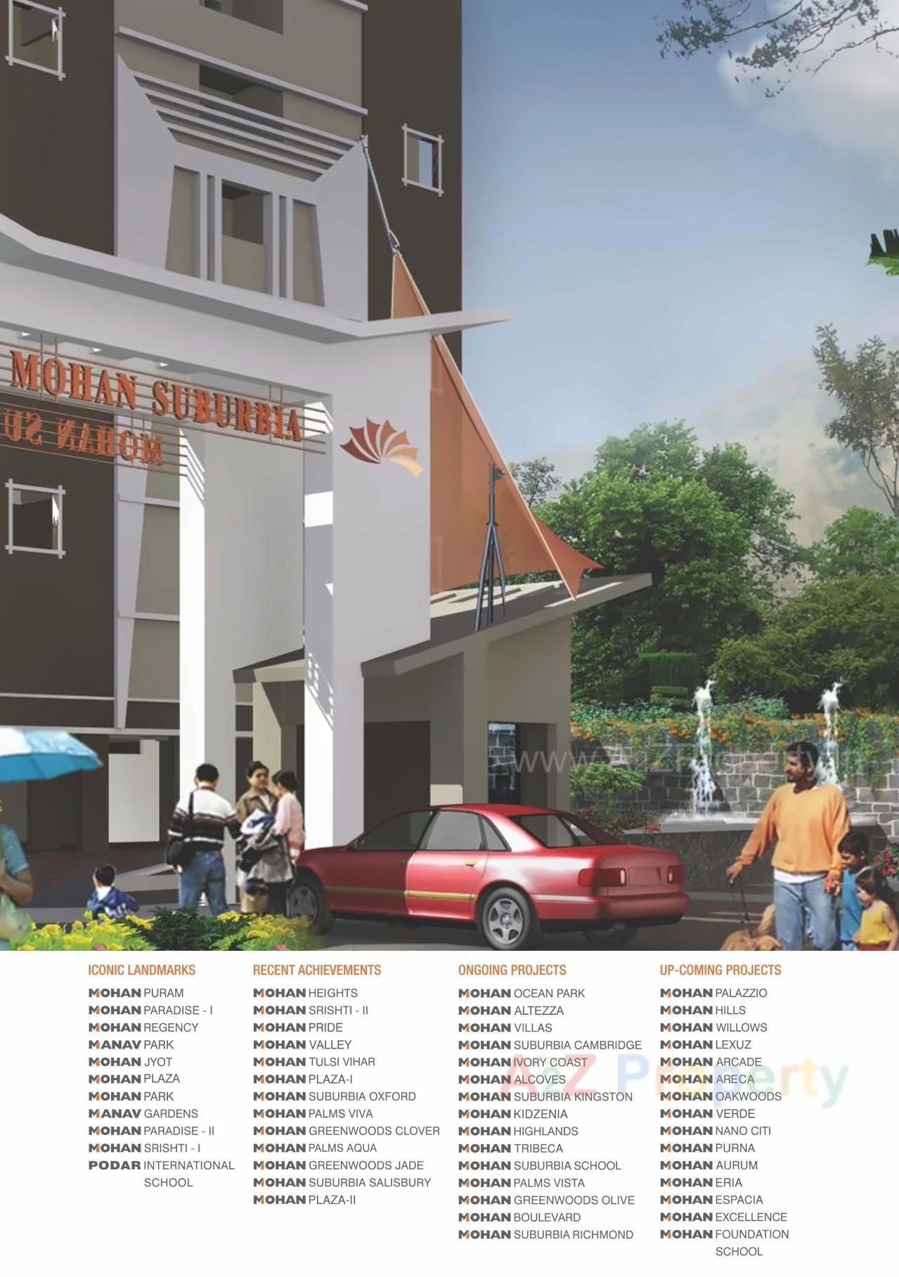 3D Elevation of real estate project Mohan Suburbia Iv located at Ambarnathm-cl, Thane, Maharashtra