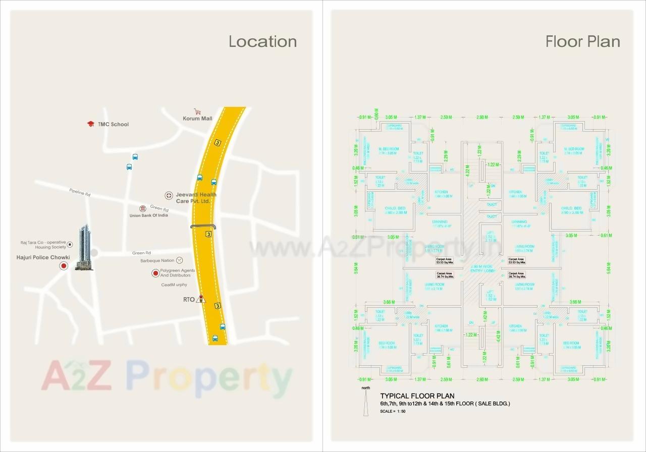  of real estate project Morya Heights located at Thane-m-corp, Thane, Maharashtra