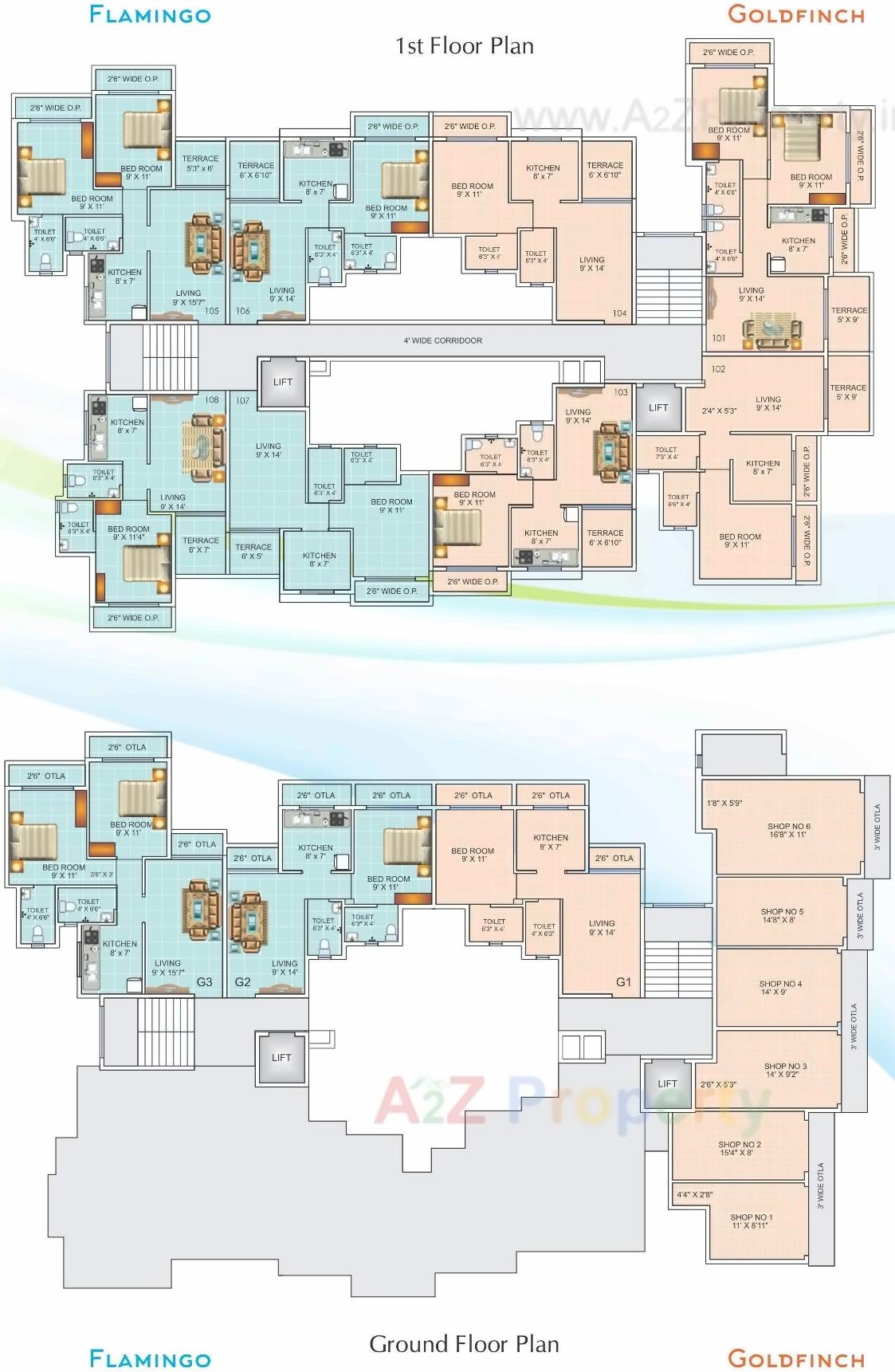Layout of real estate project Motiram Puram located at Badlapur-m-cl, Thane, Maharashtra