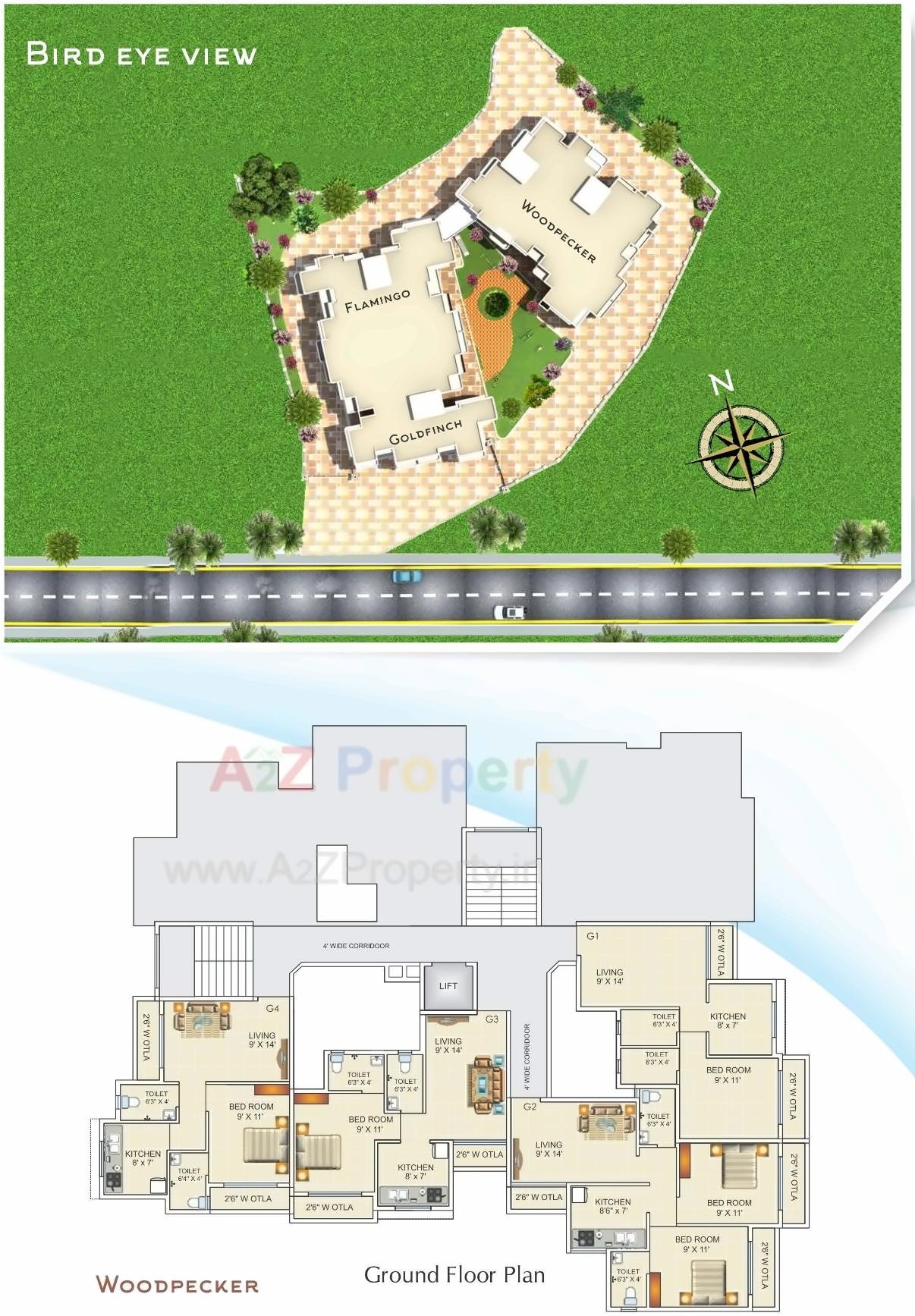 Layout of real estate project Motiram Puram located at Badlapur-m-cl, Thane, Maharashtra