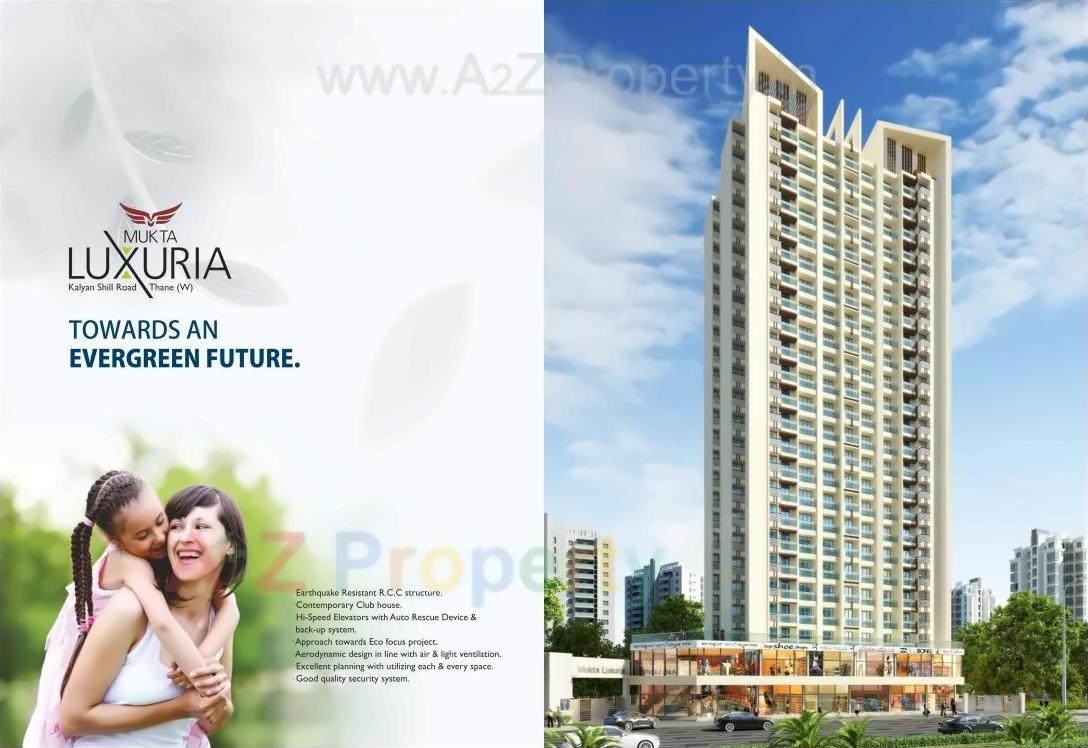 3D Elevation of real estate project Mukta Luxuria located at Thane-m-corp, Thane, Maharashtra