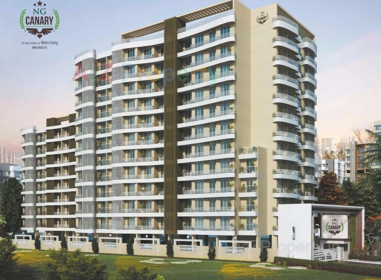 3D Elevation of real estate project N G Canary located at Mirabhayandar-m-corp, Thane, Maharashtra
