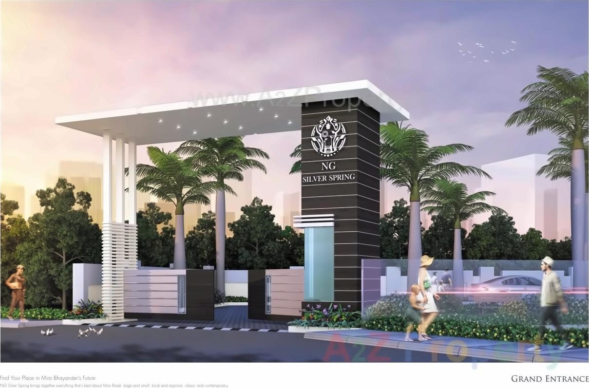 3D Elevation of real estate project N G Silver Spring located at Mirabhayandar-m-corp, Thane, Maharashtra