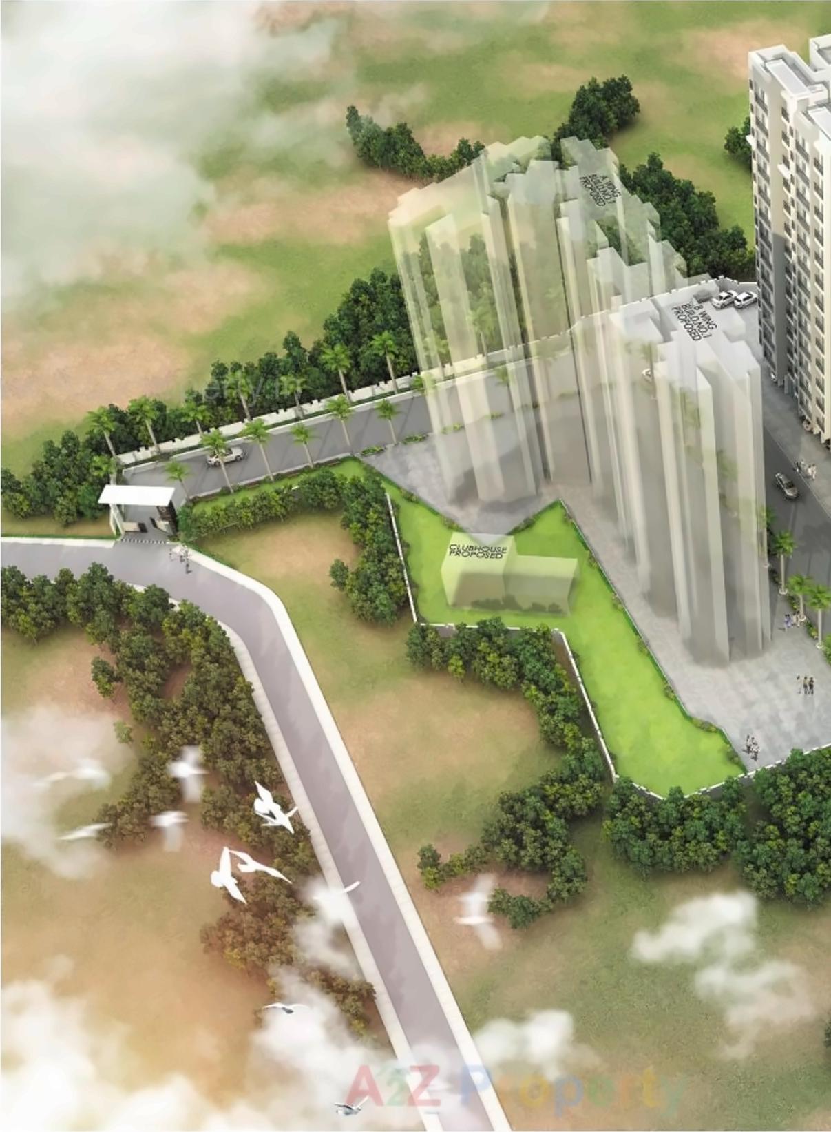 3D Elevation of real estate project N G Silver Spring located at Mirabhayandar-m-corp, Thane, Maharashtra