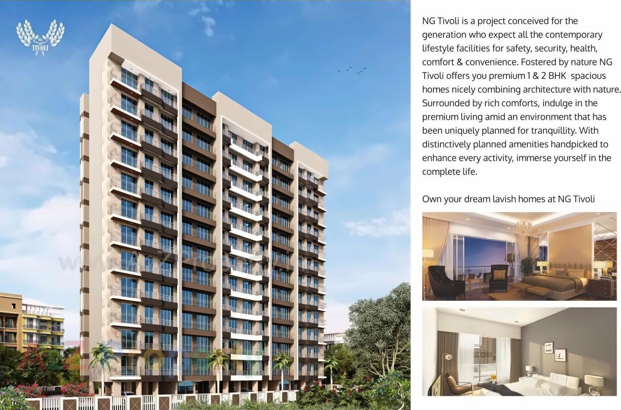 3D Elevation of real estate project N G Tivoli located at Mirabhayandar-m-corp, Thane, Maharashtra