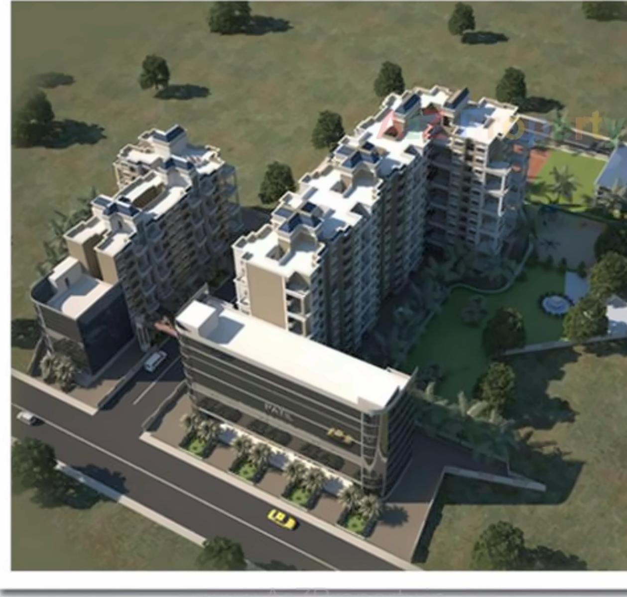 3D Elevation of real estate project Nana Patil Pride located at Khuntavali, Thane, Maharashtra