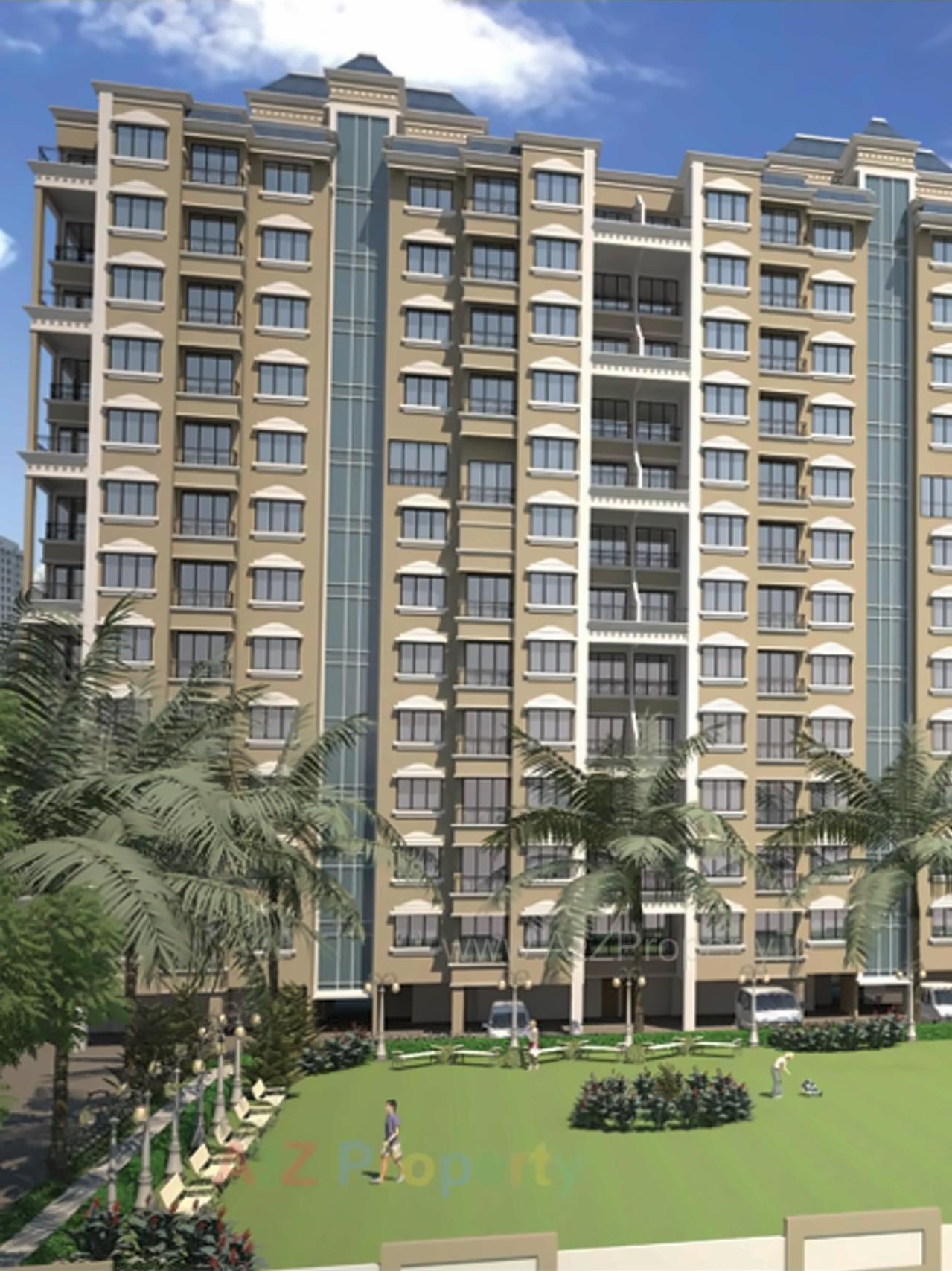 3D Elevation of real estate project Nana Patil Pride located at Khuntavali, Thane, Maharashtra