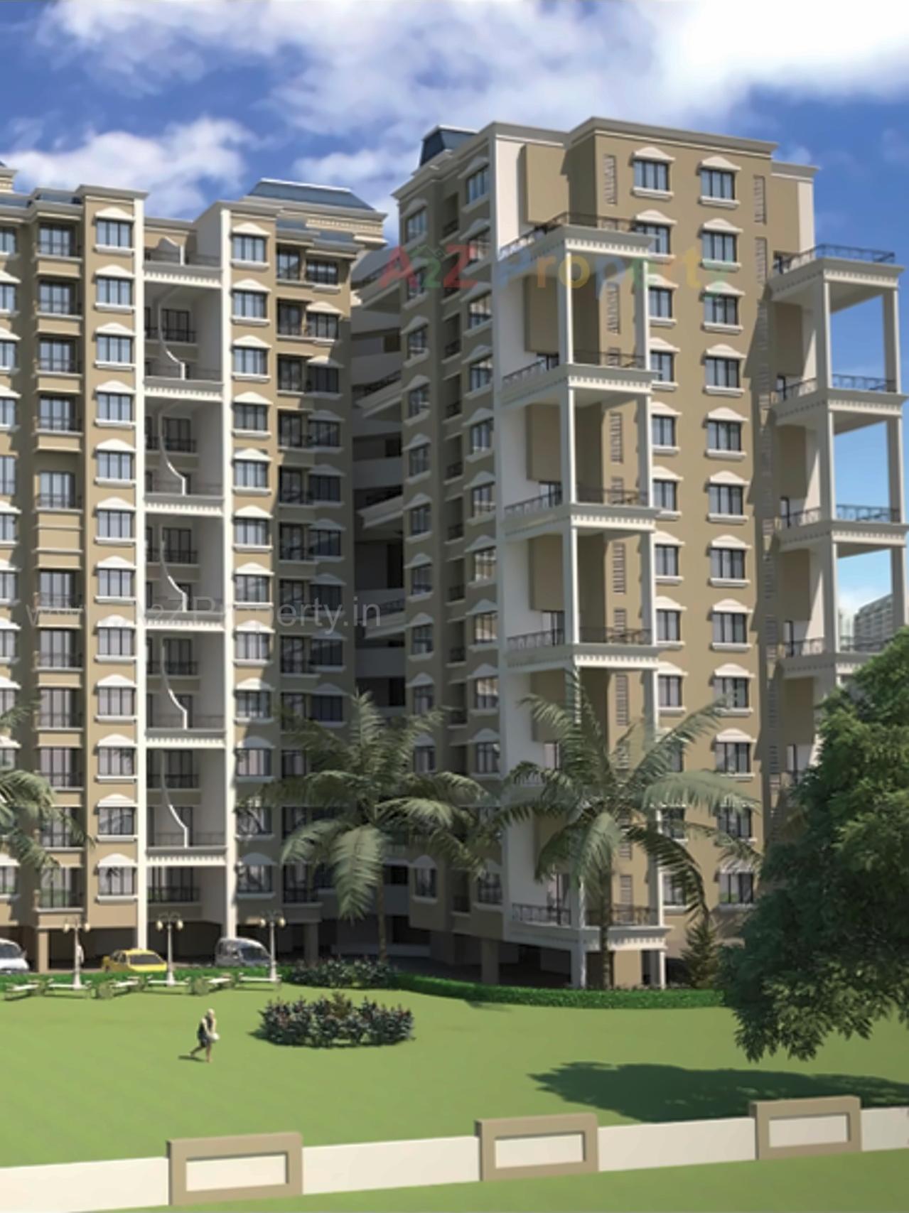 3D Elevation of real estate project Nana Patil Pride located at Khuntavali, Thane, Maharashtra