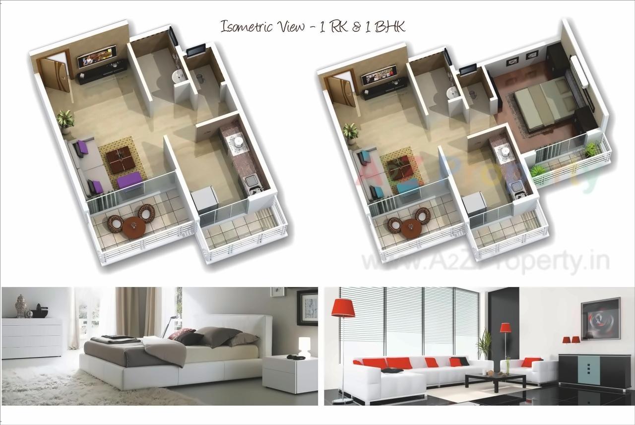 Layout of real estate project Nandadeep Residency located at Navi-mumbai-m-corp, Thane, Maharashtra