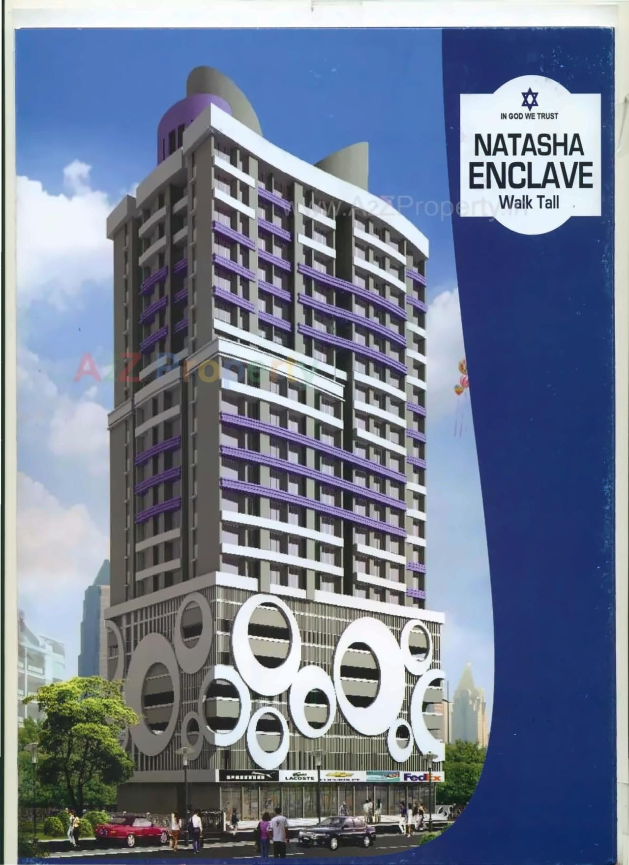3D Elevation of real estate project Natasha Enclave located at Thane-m-corp, Thane, Maharashtra