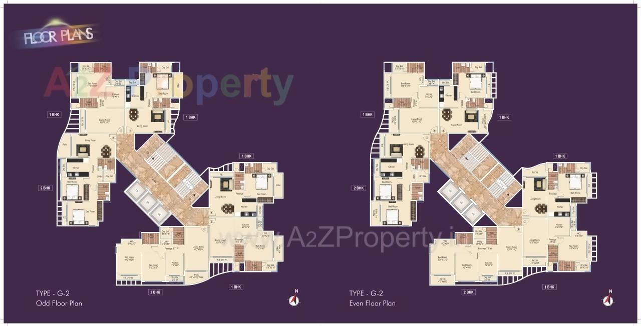 Layout of real estate project New Era located at Kalyandombivali-m-corp, Thane, Maharashtra