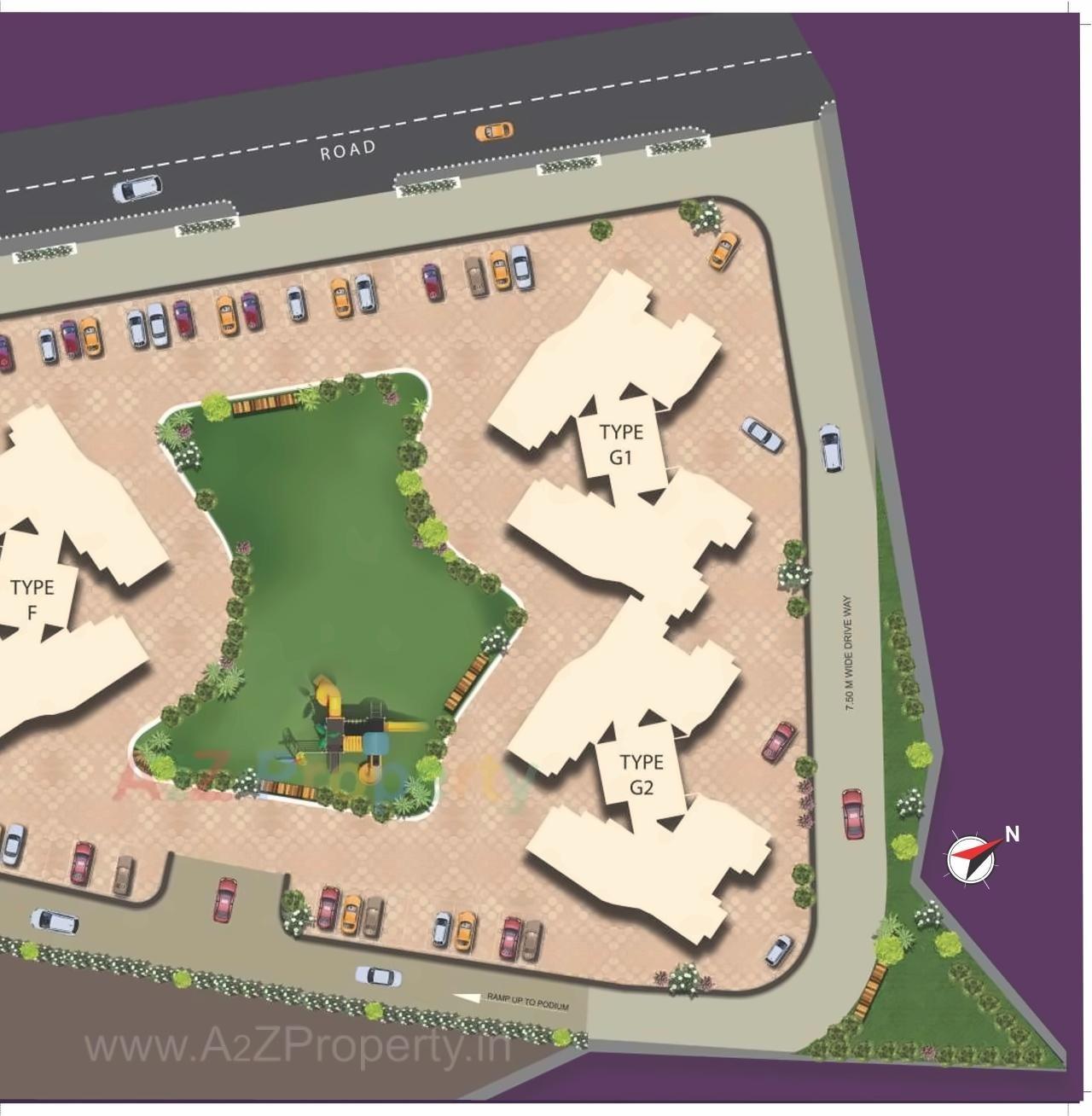 Layout of real estate project New Era located at Kalyandombivali-m-corp, Thane, Maharashtra