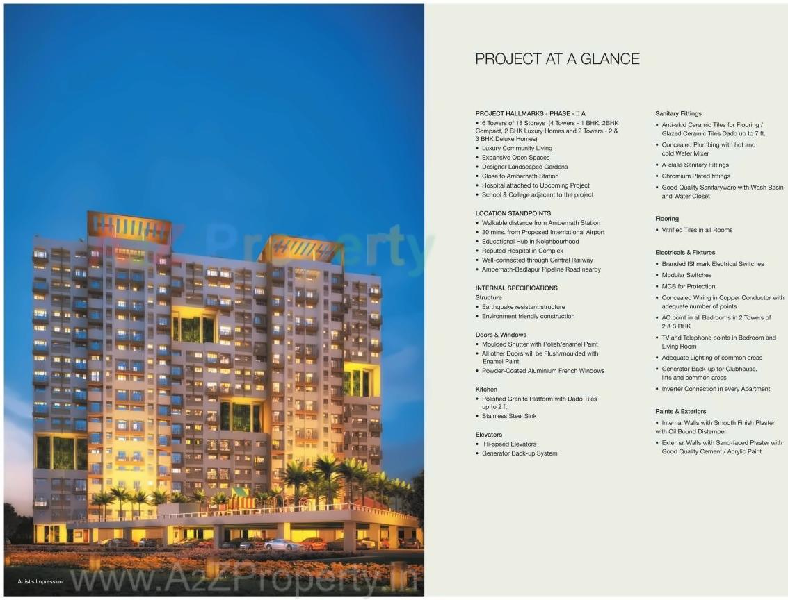  of real estate project Nisarg Greens located at Badlapur-m-cl, Thane, Maharashtra