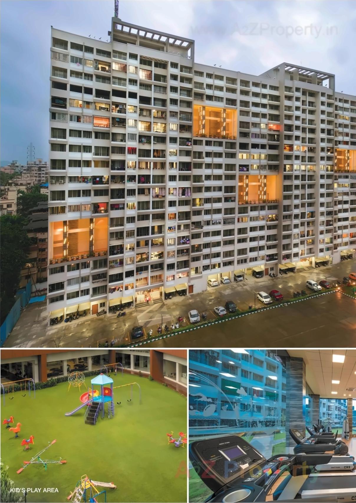 3D Elevation of real estate project Nisarg Greens located at Badlapur-m-cl, Thane, Maharashtra