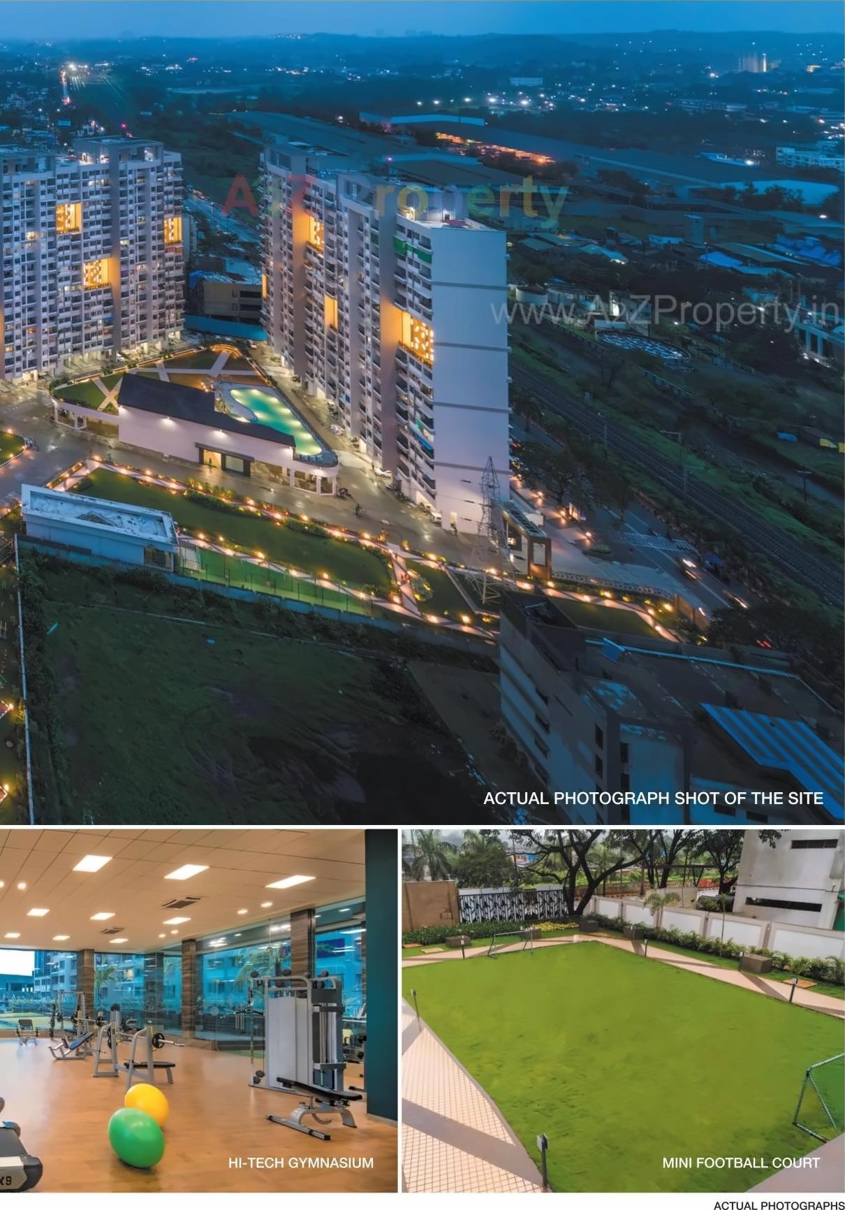 3D Elevation of real estate project Nisarg Greens located at Badlapur-m-cl, Thane, Maharashtra