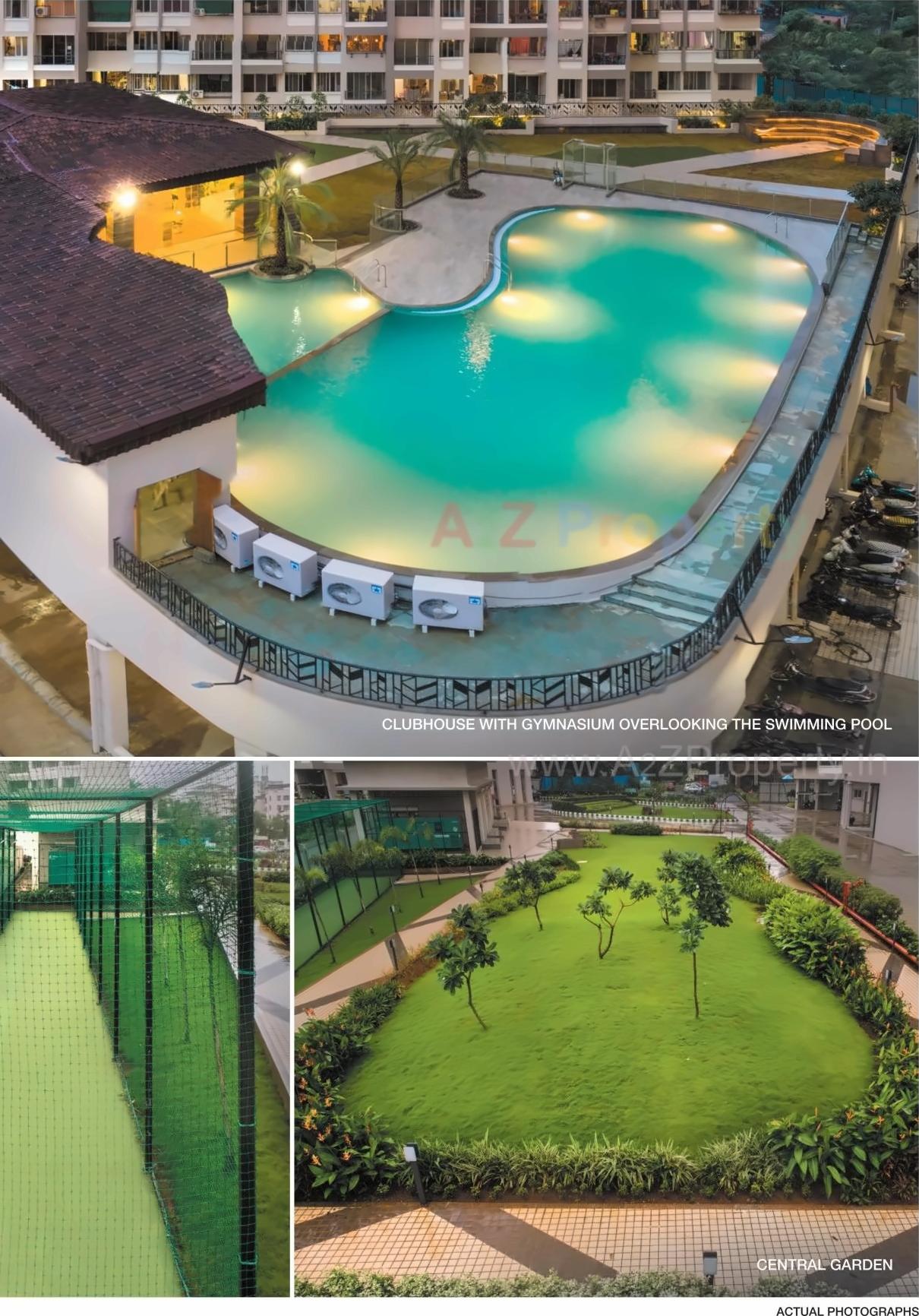 3D Elevation of real estate project Nisarg Greens located at Badlapur-m-cl, Thane, Maharashtra