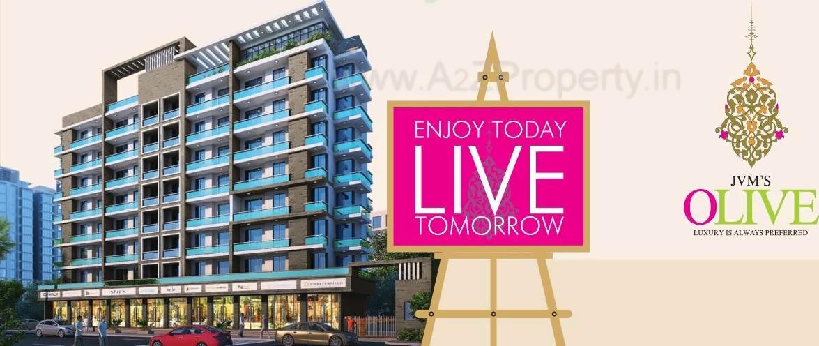 3D Elevation of real estate project Olive located at Thane-m-corp, Thane, Maharashtra