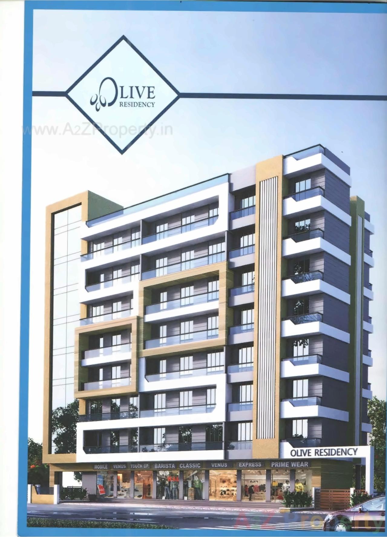3D Elevation of real estate project Olive Residency located at Thane-m-corp, Thane, Maharashtra