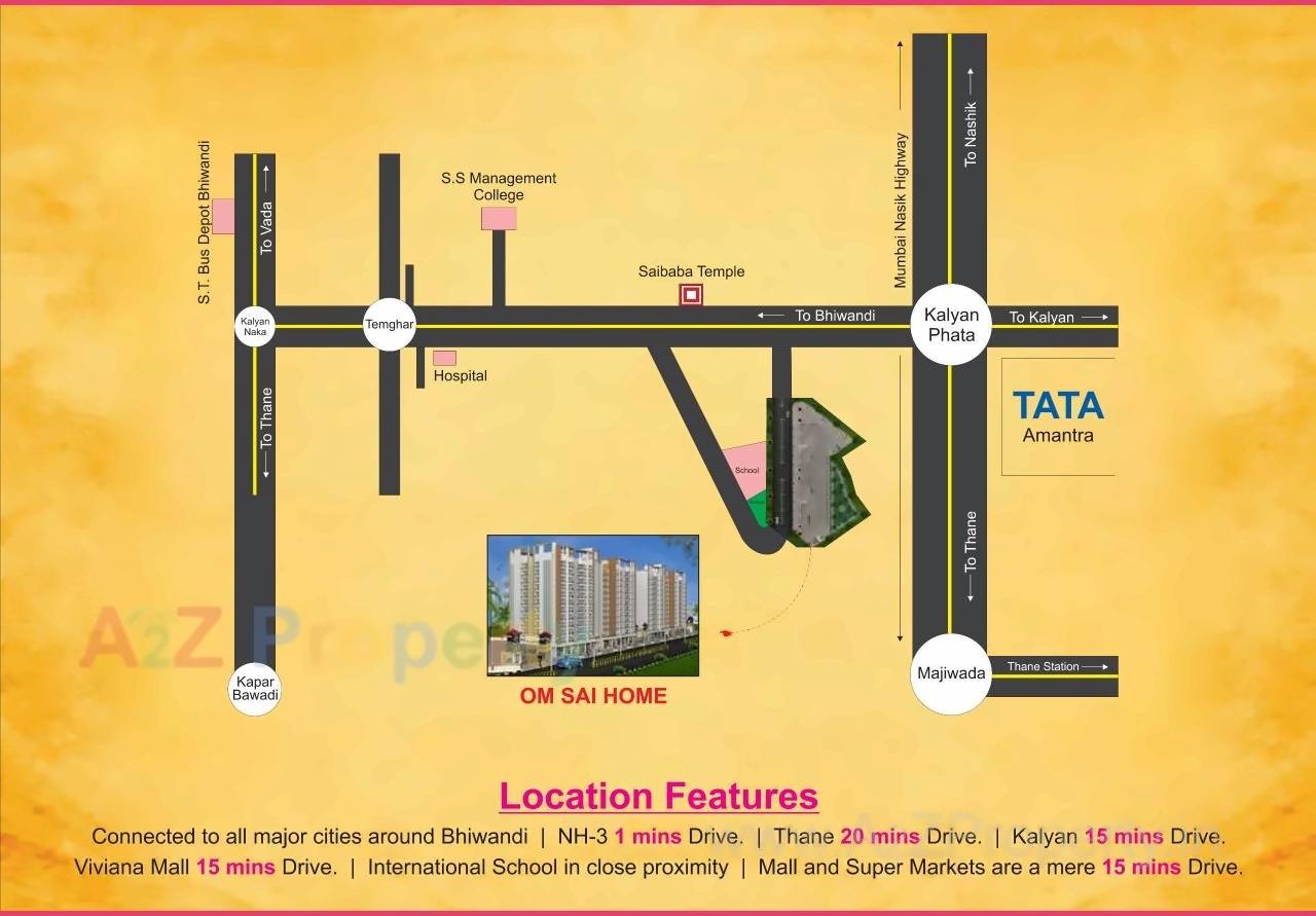  of real estate project Om Sai Home located at Bhiwandi-m-corp, Thane, Maharashtra