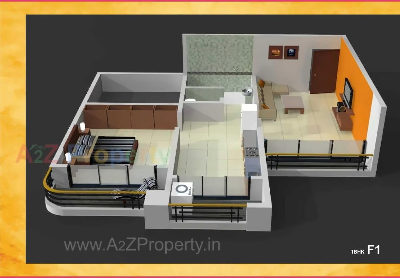 Layout of real estate project Om Sai Home located at Bhiwandi-m-corp, Thane, Maharashtra