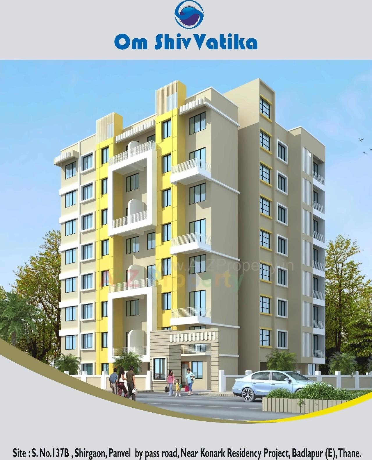 3D Elevation of real estate project Om Shiv Vatika As located at Badlapur-m-cl, Thane, Maharashtra