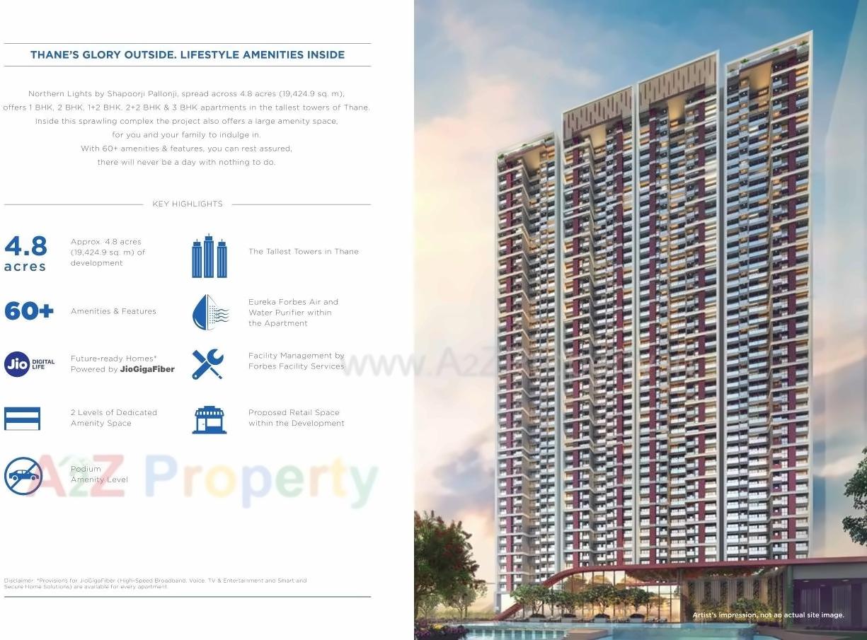  of real estate project Omega   Northern Lights located at Thane-m-corp, Thane, Maharashtra